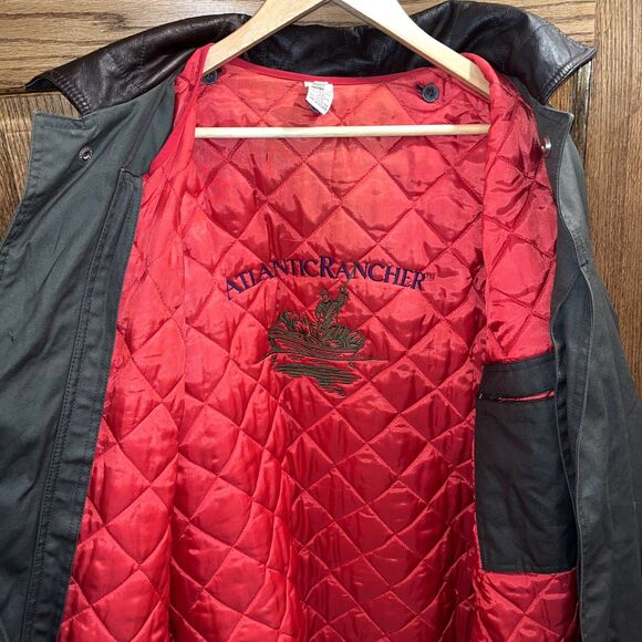 Atlantic Rancher DryHandle Insulated Chore Coat Trench Green Barn Jacket Men's M - Picture 2 of 12